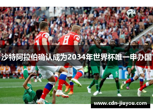 沙特阿拉伯确认成为2034年世界杯唯一申办国